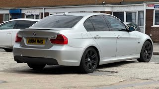 BMW 320i Backbox Delete Sounds Like a Subaru Exhaust [upl. by Ailecnarf]