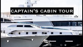 Superyacht Captains Cabin  Quick Tour [upl. by Jaime61]