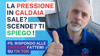 la caldaia perde pressione sale o scende perche e poi rispondo alle critiche su tik tok [upl. by Htide]