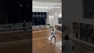 Unbelievable Trickshot Badminton Player Jatin Sharma malaysiabadminton short sports badminton😳 [upl. by Assen]