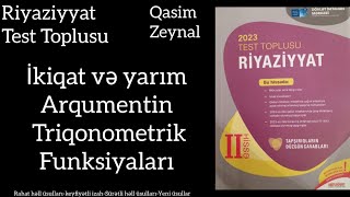 2023 Riyaziyat Test Toplu İki qat və yarım arqumentin triqonometrik funksiyaları dim test 151 [upl. by Dnalrag795]