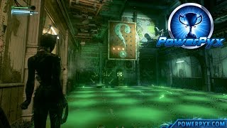 Batman Arkham Knight  Riddler Trial 8 Walkthrough The Riddle Factory Trophy  Achievement Guide [upl. by Nailimixam235]