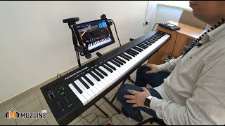 MAUDIO Keystation 88 MK3 ОбзорДемонстрацияOverviewDemonstrationРаспаковкаUnpackingGarageBand [upl. by Laon]