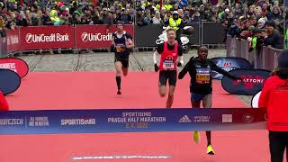 Sportisimo Prague Half Marathon 2022  video highlights [upl. by Ennaxxor552]