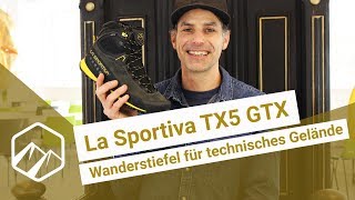 La Sportiva TX5 GTX Wanderstiefel für technisches Gelände  Bergzeit [upl. by Sjoberg]