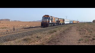 Train du désert OujdaBouarfa  قطار الصحراء وجدة  بوعرفة [upl. by Eyahsal]