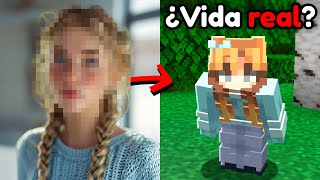 Encontré el Mundo Secreto de una CHICA REAL en Minecraft [upl. by Camroc]