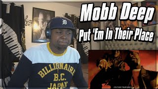 FIRST TIME HEARING Mobb Deep  Put Em In Their Place REACTION [upl. by Ahseenak]