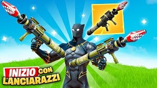 Come Iniziare SEMPRE con un LANCIARAZZI le Partite di Fortnite ASSURDO Fortnite ITA [upl. by Melan]