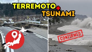 TERREMOTO  TSUNAMI NO JAPÃO EM 2024 Por que aconteceu [upl. by Ahsenak815]