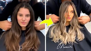 TOP 3 Blonde Balayage Hair Transformations by Mounir [upl. by Aileme298]