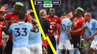 Most HEATED Manchester Derby Ever [upl. by Nerrag]