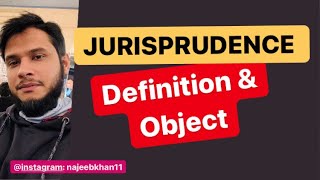 Jurisprudence definitions amp object Chapter 1 [upl. by Egrog]