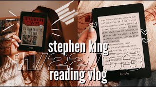 112263 by Stephen King reading vlog📖 my first Stephen King book [upl. by Anawaj]