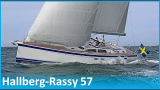 HallbergRassy 57 – Grand performance cruiser superyacht sailing ship de luxe – state of the art [upl. by Akienom]