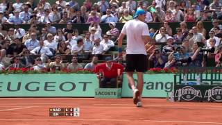 Nadal vs Isner  Roland Garros 2011 Round 1 Highlights [upl. by Maddox]