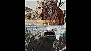 Shere Khan vs Bandersnatch aliceinwonderland junglebook2016 sherekhan vsbattle vsedit wis [upl. by Analed58]