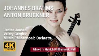 Valery Gergiev amp Janine Jansen perform Brahms and Bruckner with Munich Philharmonic Orchestra [upl. by Dimitris584]