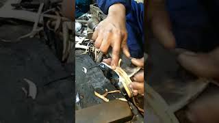 Hand made shoes handmade restoration bespoke indianshoes lofer asmr [upl. by Aronoel477]