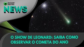 Ao Vivo  O show de Leonard saiba como observar o cometa do ano  13122021  OlharDigital [upl. by Tung]