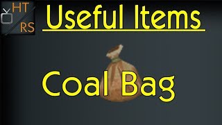 Runescape 3 Useful Items Coal Bag [upl. by Nosac]