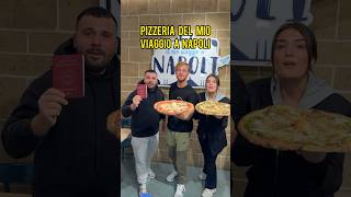 Come si mangia alla pizzeria del mio viaggio a Napoli 😍 shorts napoli pizza [upl. by Gudrin]