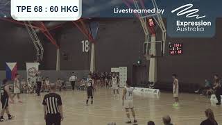 M Group Phase  Chinese Taipei v Hong Kong China  DIBF AsiaPacific Deaf Basketball Championships [upl. by Ettevahs]