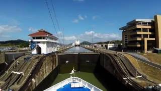 Panama Canal  Full Transit Time Lapse [upl. by Ekyt]