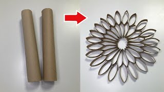 Kranz  Adventskranz  Küchenrolle  Weihnachten  Geschenk  Basteln  DIY  Christmas  Wreath [upl. by Yttocs]