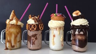 EXTREME MILKSHAKE RECIPES How To Cook That Ann Reardon FREAKSHAKES [upl. by Loise]