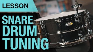 Guide to a great snare sound  Snare drum tuning  Ludwig 14 x 65 Supralite  Lesson [upl. by Hudis574]