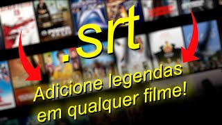 INCRÍVEL Como adicionar LEGENDAS automáticas para FILMES e SÉRIES [upl. by Ahseekan]