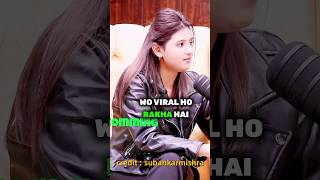 Anjali arora react on hit viral mms 😱shortspodcast anjaliarora viral [upl. by Yaluz663]