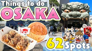 Things to do in Osaka Japan  Street Food  Japan Travel Guide for FirstTime Travelers [upl. by Ashien325]