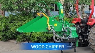 Details of pto Wood Chipper hydraulic feed [upl. by Bellew179]