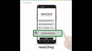 Configura tu firma electrónica emitida con FirmaFácil en HazloFácil App [upl. by Lola]