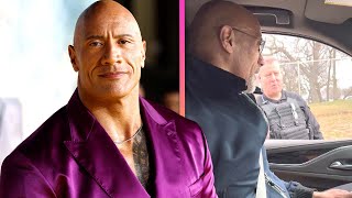 Dwayne Johnson Gets Pulled Over and Teases Police About Having Guns [upl. by Nangem]