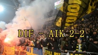 DIF  AIK 22 20130926 Första derbyt på Tele2 Arena [upl. by Adnol]