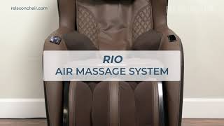 RELAXONCHAIR RIO Massage Chair  Air Massage [upl. by Thunell]