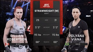 UFC 297 Robertson vs Viana UFC 5 Simulation [upl. by Drew]