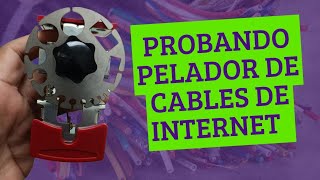 Pelador de cables de internet ⚙️✂️ ¿Funcionará 🔥🤔 [upl. by Berger]