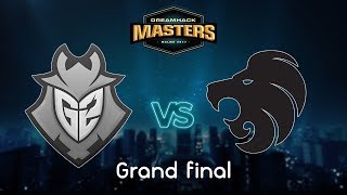 G2 vs North  map1 deinferno  DreamHack Malmo 2017  Grand final [upl. by Ardnosac]