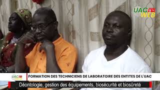 FORMATION DES TECHNICIENS DE LABORATOIRES DES ENTITES DE LUAC [upl. by Ahsenahs]