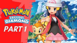 POKEMON BRILLIANT DIAMOND amp SHINING PEARL Gameplay Walkthrough Part 1  SINNOH Nintendo Switch [upl. by Schertz]