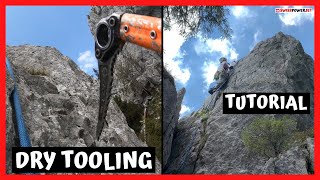 Rope solo dry tooling  this tutorial can help you in climbing [upl. by Earal]