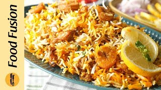 Jhinga BiryaniPrawn Biryani Recipe By Food Fusion [upl. by Waylon]