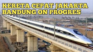 Progres Kemajuan Proyek Kereta Cepat Jakarta Bandung Wilayah Bekasi Tol Cikampek [upl. by Meg]