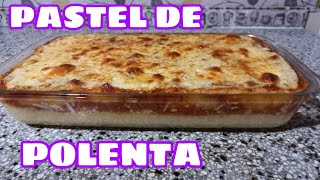 Cómo Hacer PASTEL DE POLENTA Con CarneReceta de POLENTA Rellena [upl. by Anyek260]