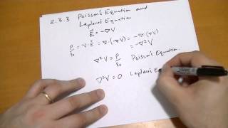 233 Poissons Equation and Laplaces Equation [upl. by Graig189]