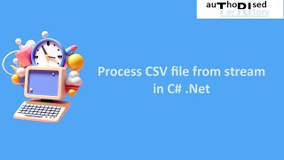 Process CSV file from stream in C Net [upl. by Ahsemad]